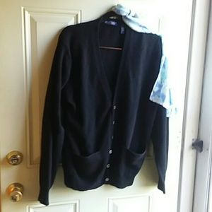 2 ply cashmere cardigan Grant Thomas